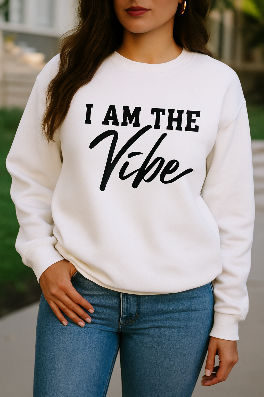 I AM THE VIBE - BLACK FONT